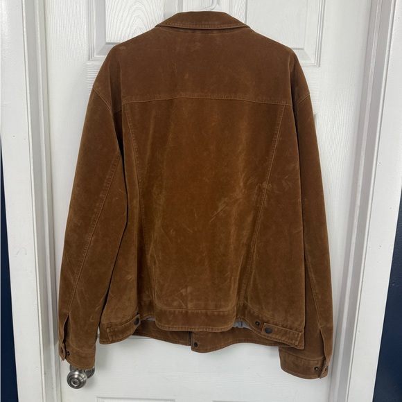 Levi’s Brown Faux Suede Trucker Jacket - Picture 3 of 3